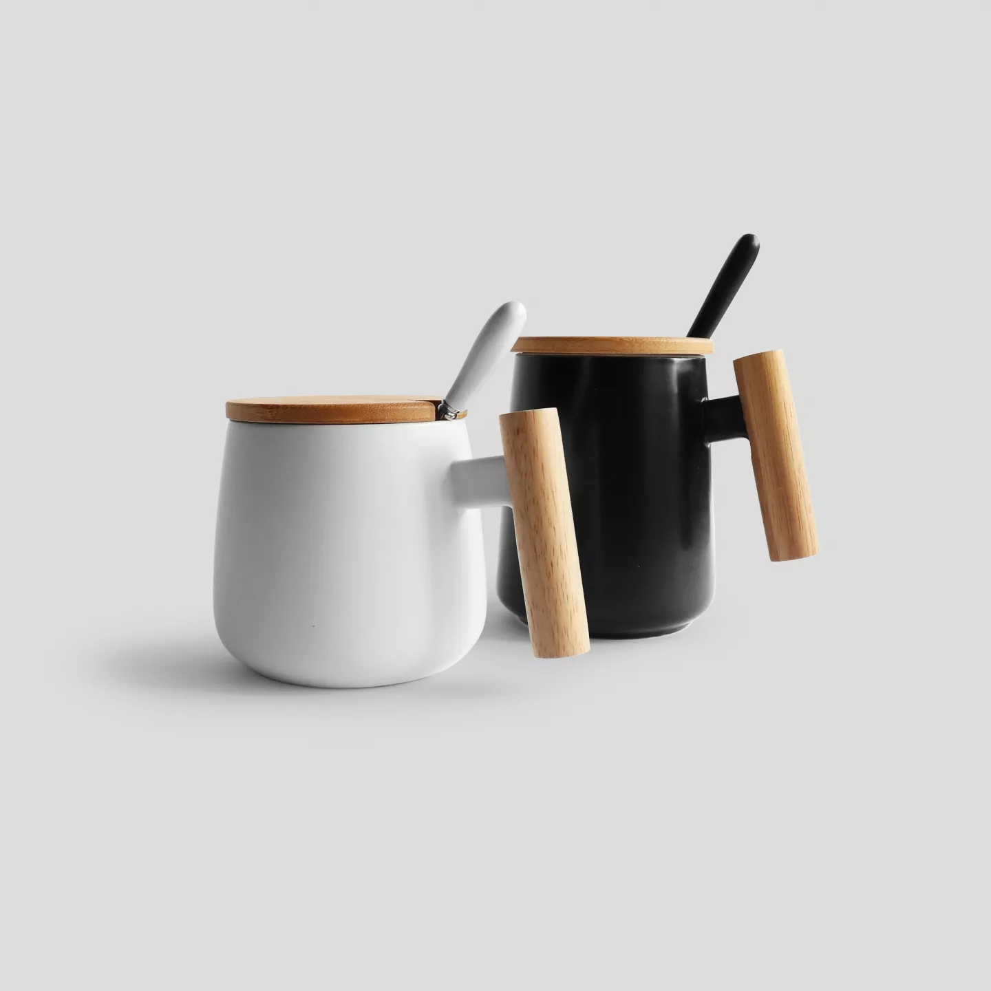 TUOYU DESIGN｜木柄陶瓷馬克杯組