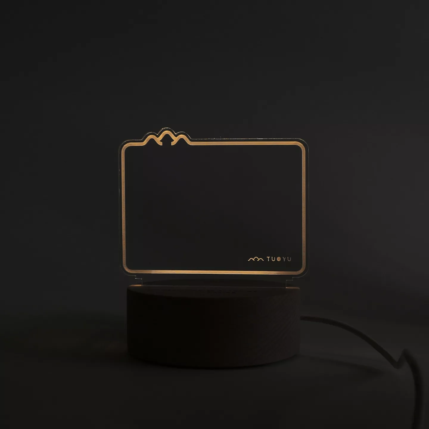 TUOYU DESIGN｜LED木座夜燈留言板